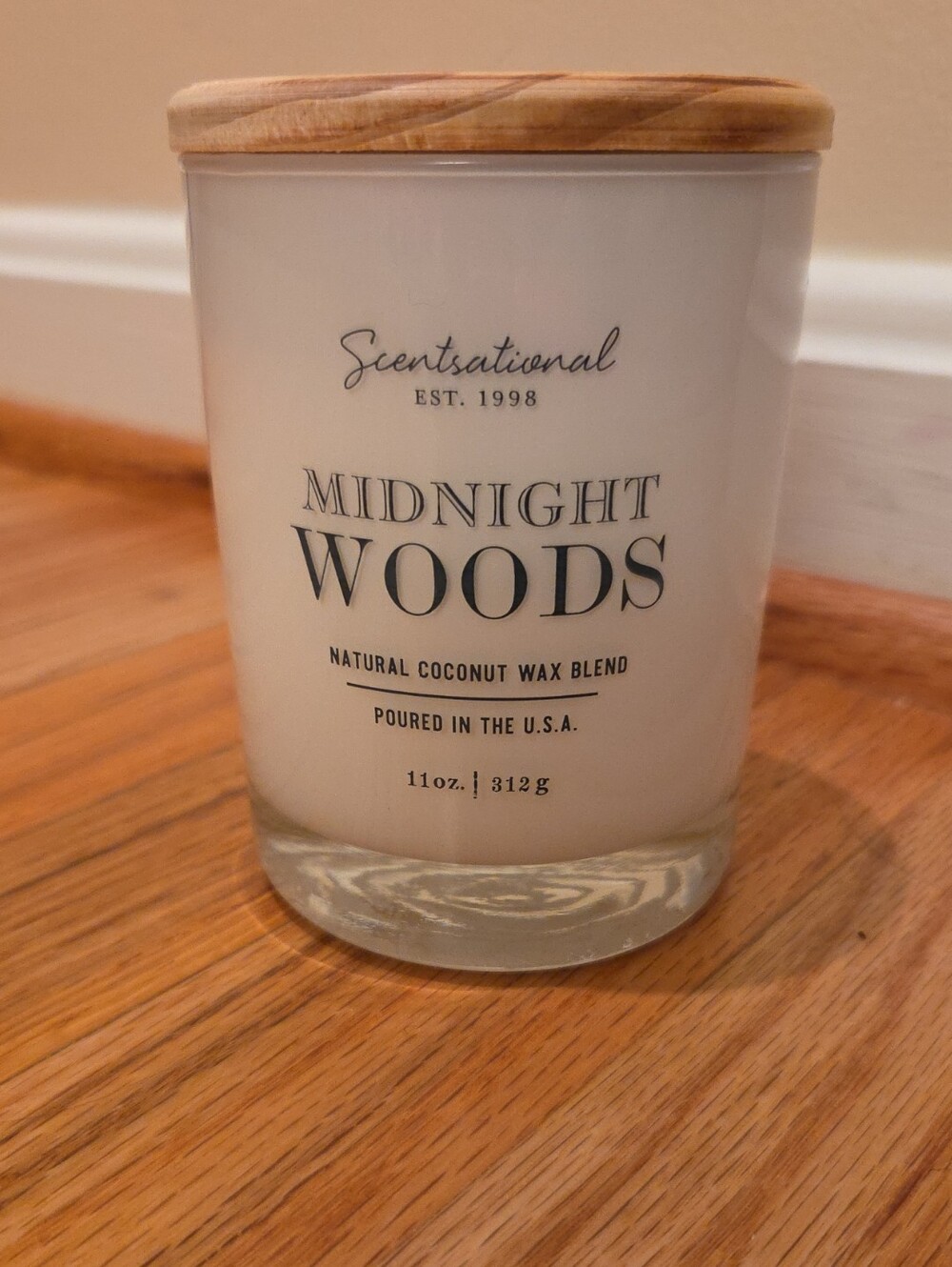 NWT Scentsational 'Midnight Woods' Scented Candle 11oz